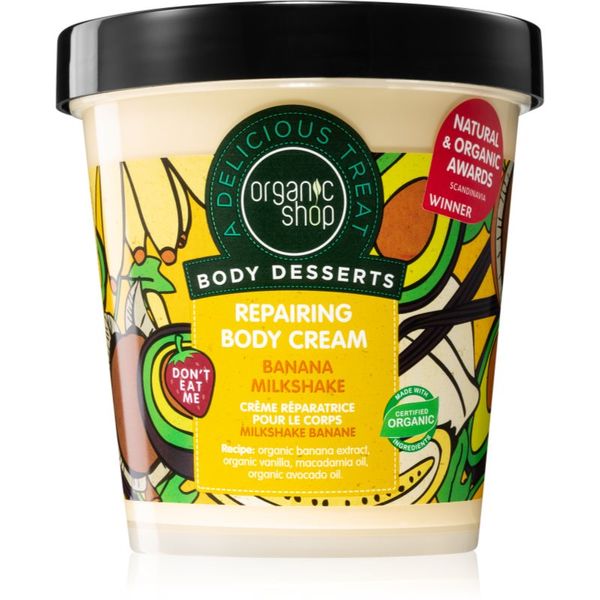 Organic Shop Organic Shop Body Desserts Banana Milkshake regenerirajuća krema za tijelo 450 ml