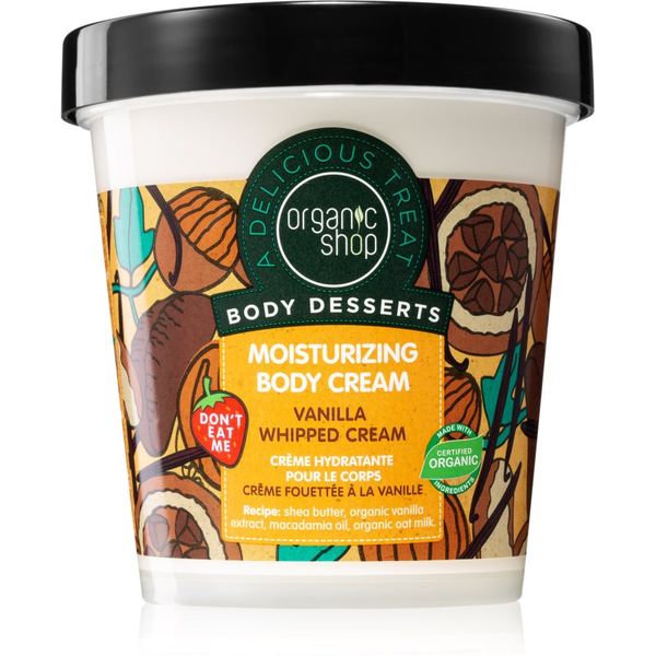 Organic Shop Organic Shop Body Desserts Vanilla hidratantna krema za tijelo 450 ml