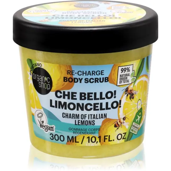 Organic Shop Organic Shop Body Scrub Che Bello! Limoncello! energetski piling za tijelo 300 ml