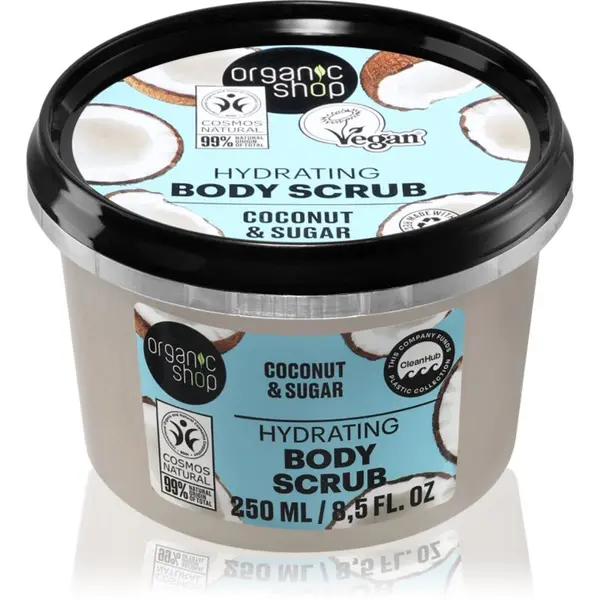 Organic Shop Organic Shop Body Scrub Coconut & Sugar hidratantni piling za tijelo 250 ml