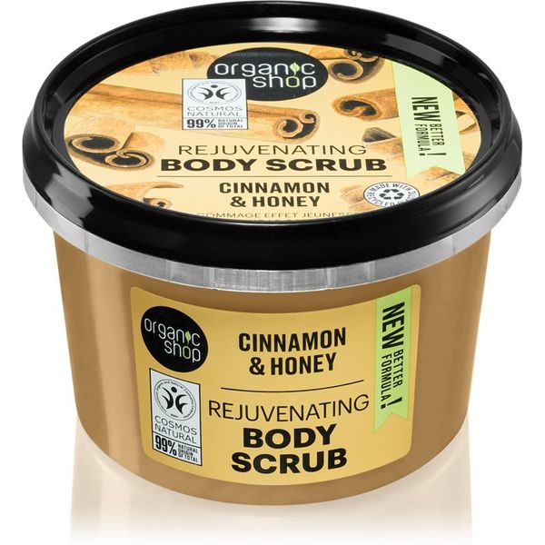 Organic Shop Organic Shop Cinnamon & Honey nježni piling za tijelo 250 ml