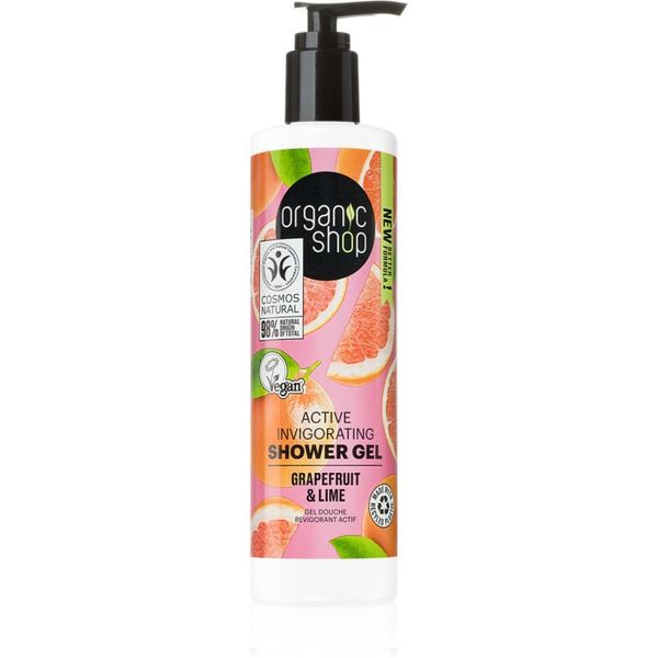 Organic Shop Organic Shop Grapefruit & Lime aktivni gel za tuširanje 280 ml
