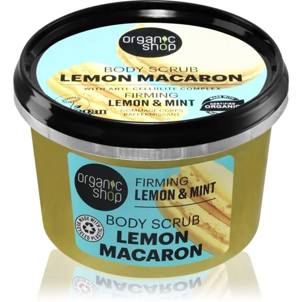 Organic Shop Organic Shop Lemon Macaron piling za učvršćivanje tijela 250 ml