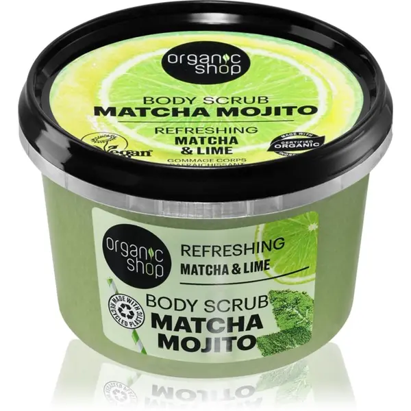 Organic Shop Organic Shop Matcha Mojito osvježavajući piling za tijelo 250 ml