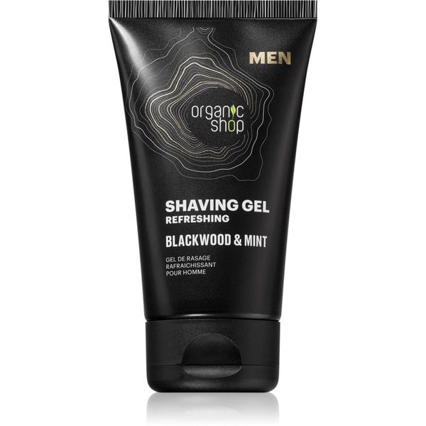 Organic Shop Organic Shop Men Blackwood & Mint gel za brijanje s osvježavajućim učinkom 150 ml