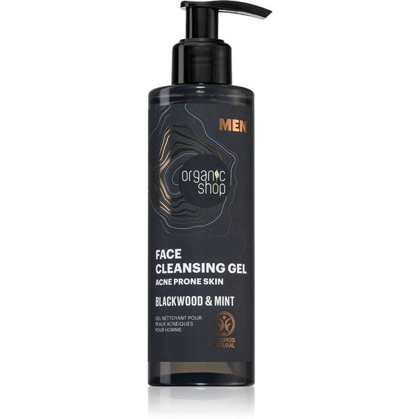Organic Shop Organic Shop Men Blackwood & Mint gel za čišćenje za muškarce 200 ml