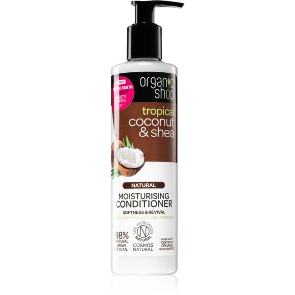 Organic Shop Organic Shop Natural Coconut & Shea hidratantni regenerator za suhu i oštećenu kosu 280 ml