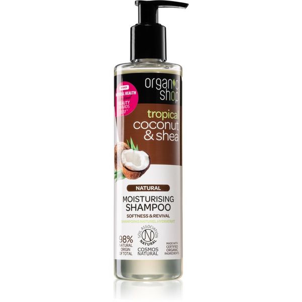 Organic Shop Organic Shop Natural Coconut & Shea hidratantni šampon za suhu i oštećenu kosu 280 ml
