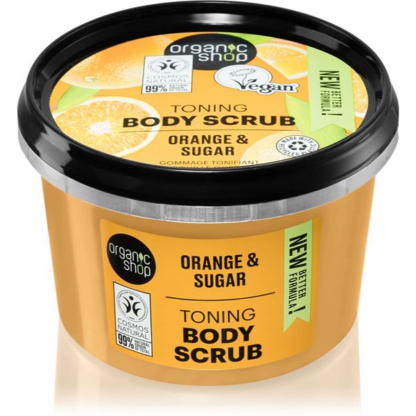 Organic Shop Organic Shop Orange & Sugar tonirajući piling za tijelo 250 ml