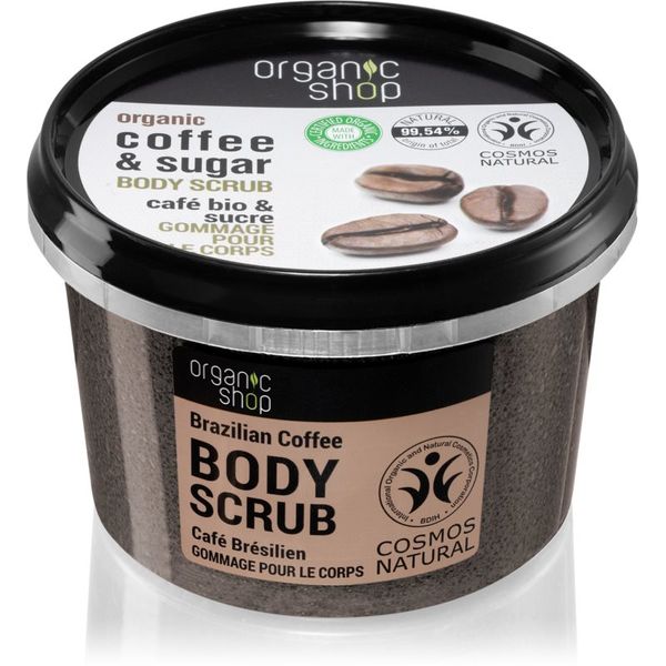 Organic Shop Organic Shop Organic Coffee & Sugar piling za tijelo od kave 250 ml