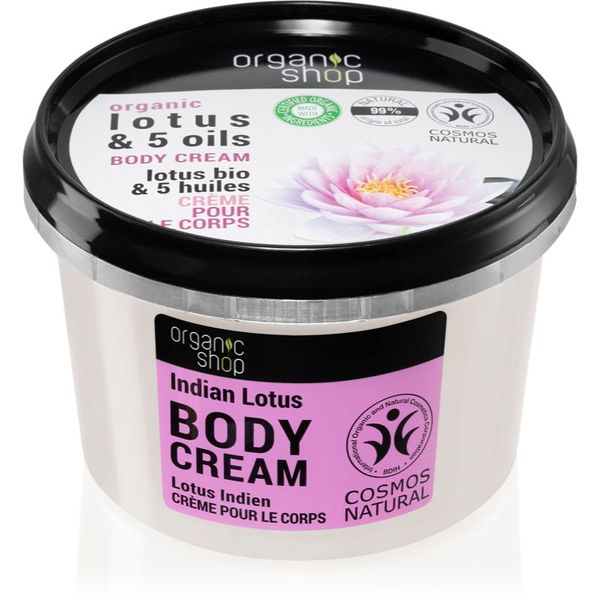 Organic Shop Organic Shop Organic Lotus & 5 Oils krema za njegu tijela 250 ml