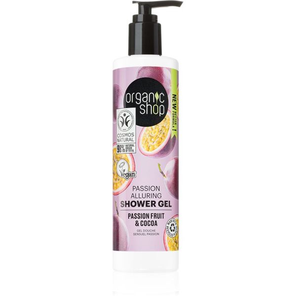 Organic Shop Organic Shop Passion Fruit & Cocoa opojni gel za tuširanje 280 ml