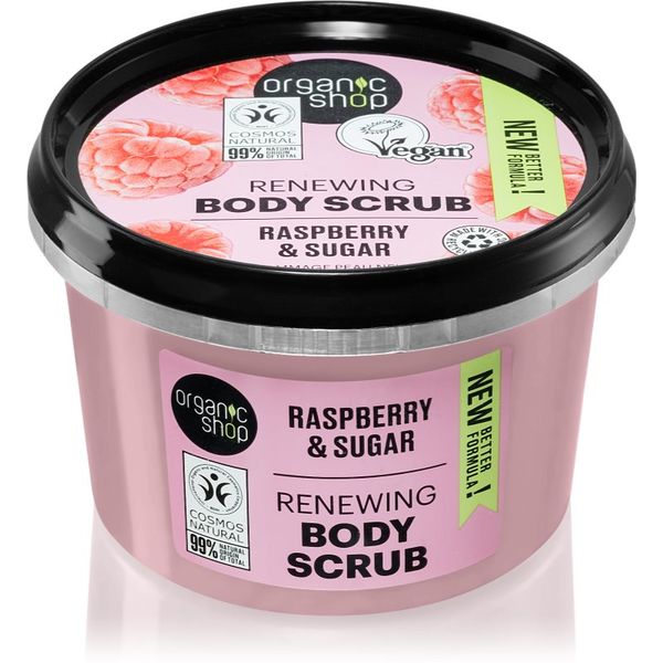 Organic Shop Organic Shop Raspberry & Sugar nježni piling za tijelo 250 ml