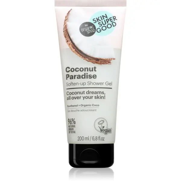 Organic Shop Organic Shop Skin Super Good Coconut Paradise omekšavajući gel za tuširanje 200 ml