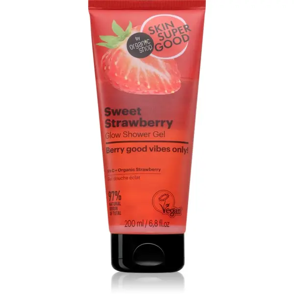 Organic Shop Organic Shop Skin Super Good Sweet Strawberry hranjivi gel za tuširanje 200 ml