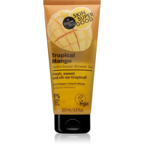 Organic Shop Organic Shop Skin Super Good Tropical Mango gel za tuširanje s uljem manga 200 ml