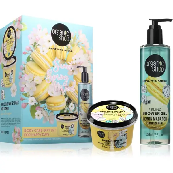 Organic Shop Organic Shop Sweet Spring Mood Body Care Set poklon set za tijelo