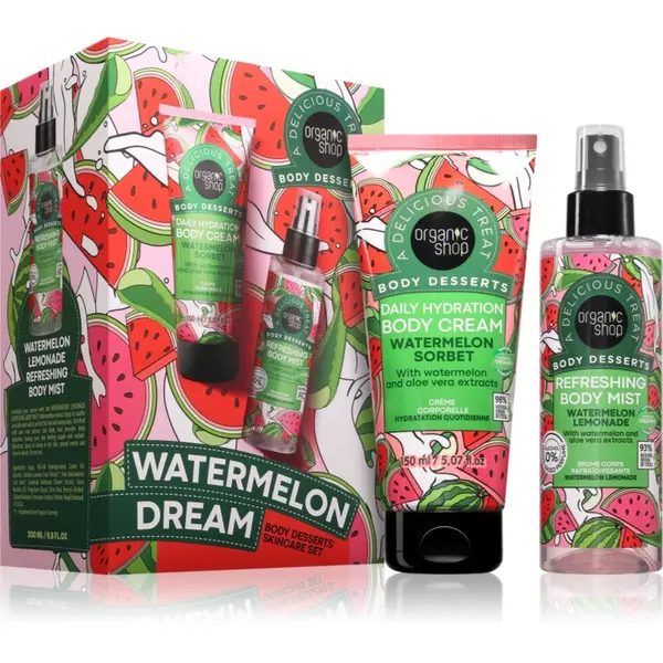 Organic Shop Organic Shop Watermelon Dream Body Desserts Skincare Set poklon set za tijelo