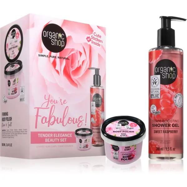 Organic Shop Organic Shop You're Fabulous! Tender Elegance Beauty Set poklon set za tijelo