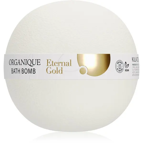 Organique Organique Eternal Gold Smoothing Therapy bomba za kupanje s hranjivim učinkom 170 g