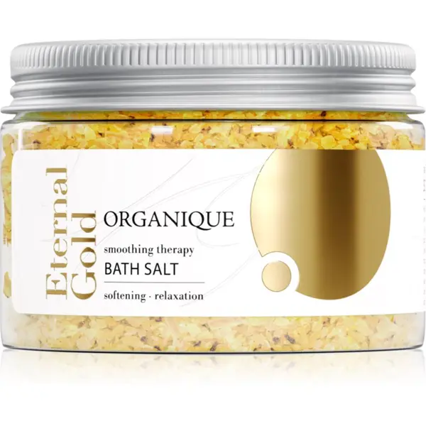 Organique Organique Eternal Gold Smoothing Therapy relaksirajuća sol za kupku 600 g