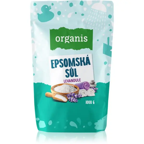 Organis Organis Epsom salt Lavender sol za kupku 1000 g