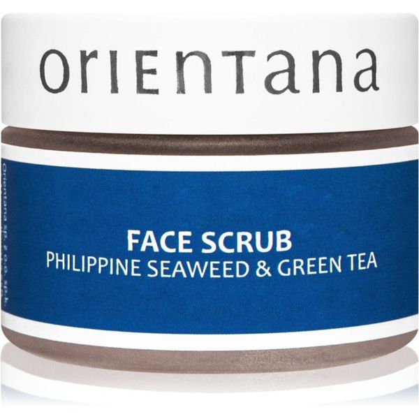 Orientana Orientana Philippine Seaweed & Green Tea piling za zaglađivanje lica za mješovitu i masnu kožu 50 g