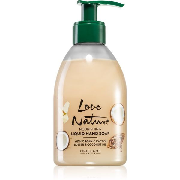 Oriflame Oriflame Love Nature Cacao Butter & Coconut Oil hranjivi tekući sapun za ruke 300 ml