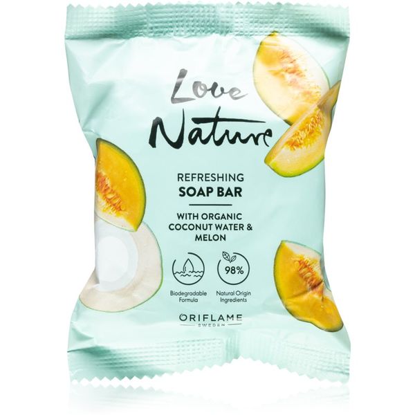 Oriflame Oriflame Love Nature Coconut Water & Melon čvrsti sapun za čišćenje 75 g