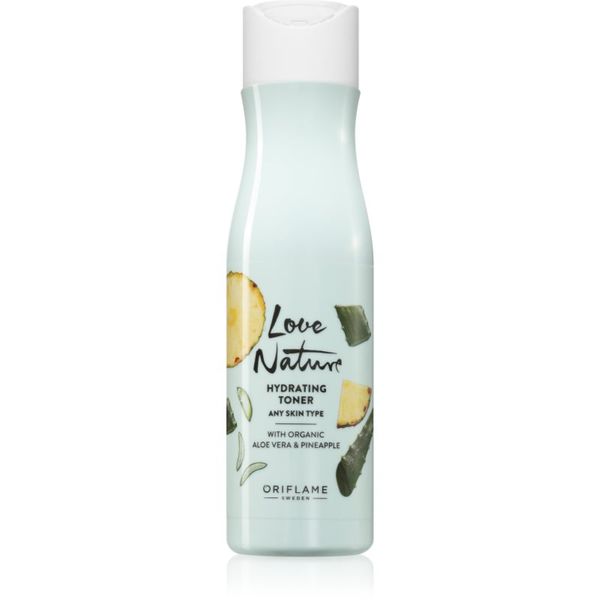 Oriflame Oriflame Love Nature Organic Aloe Vera & Pineapple hidratantna voda za lice 150 ml