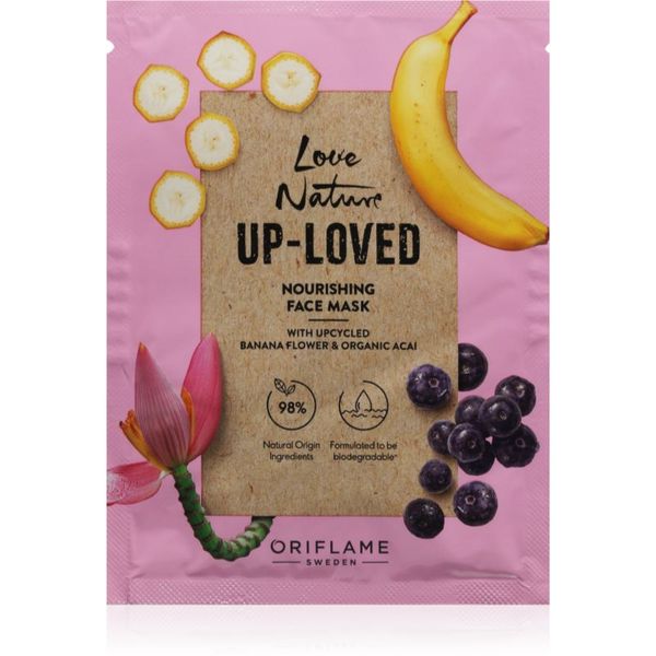 Oriflame Oriflame Love Nature Up-Loved Upcycled Banana Flower & Organic Acai hidratantna i hranjiva maska za lice 10 ml