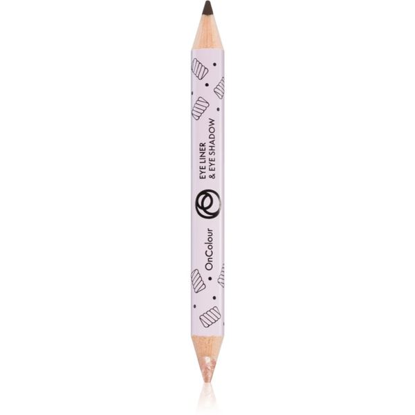 Oriflame Oriflame OnColour sjenilo za oči i eyeliner 2 u 1 nijansa Fluffy Nude 1,5 g