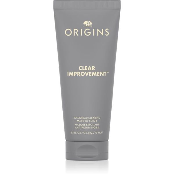 Origins Origins Clear Improvement® Blackhead Clearing Mask-To-Scrub maska za čišćenje pora protiv mitesera 75 ml