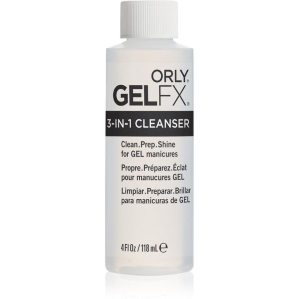 Orly Orly Gelfx 3-in-1 Cleanser odstranjivač viška ljepila s gel noktiju za blistavi sjaj 118 ml