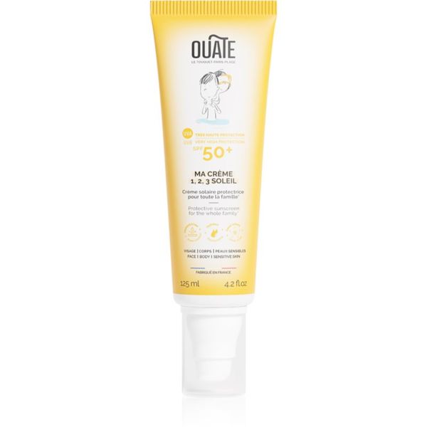 OUATE OUATE My 1,2,3 Sunscreen SPF 50+ for Face and Body zaštitna krema za sunčanje za lice i tijelo SPF 50+ 125 ml