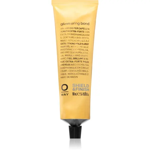 Oway Oway Shield & Finish Glimmering Bond ekstra jaki gel za čvrstu i sjajnu frizuru 100 ml