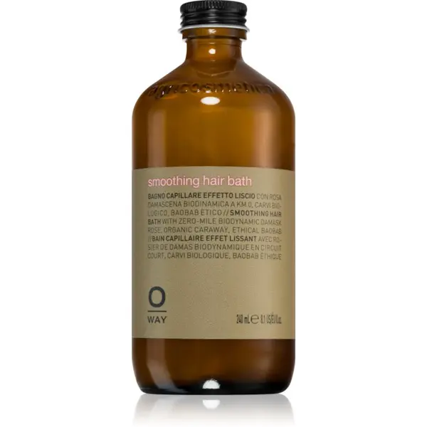 Oway Oway Smooth+ Hair Bath šampon za zaglađivanje za suhu i neposlušnu kosu 240 ml