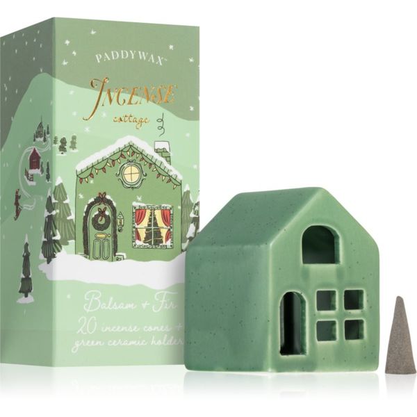 Paddywax Paddywax Ceramic Village Balsam & Fir poklon set