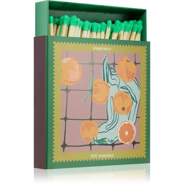 Paddywax Paddywax Jumbo Boxed Oranges šibice 100 ks 1 kom