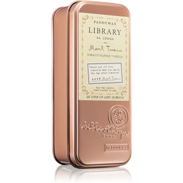 Paddywax Paddywax Library Mark Twain mirisna svijeća 70 g