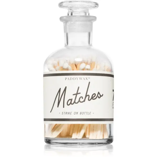 Paddywax Paddywax Matches White Glass šibice 75 kom