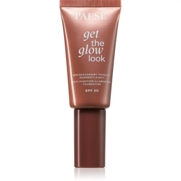 Paese Paese Get The Glow Look Illuminating Foundation blagi puder s posvjetljujućim učinkom SPF 20 nijansa 4W Medium Beige 30 ml