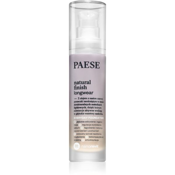 Paese Paese Nanorevit dugotrajni puder s hranjivim učinkom nijansa 1,5 Nude 30 ml