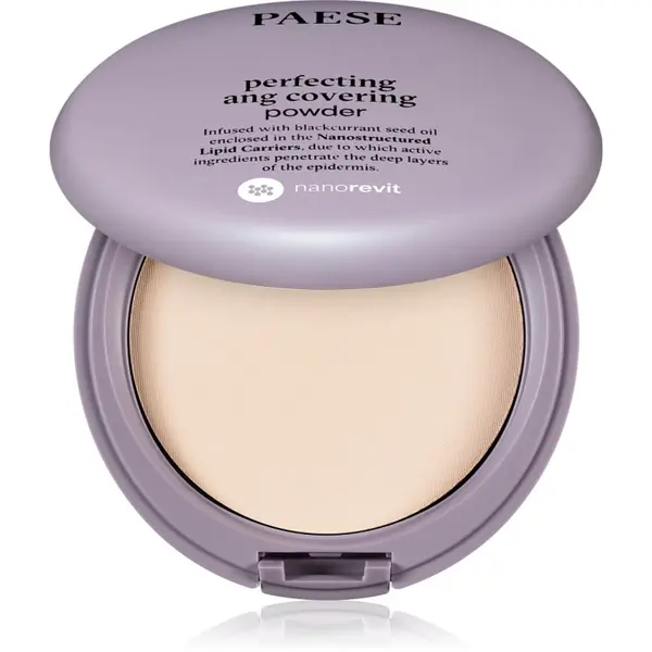 Paese Paese Nanorevit matirajući puder za osjetljivu kožu lica nijansa 02 Porcelain 9 g