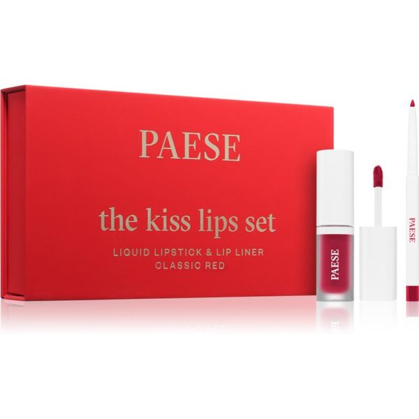 Paese Paese The Kiss Lips Set Classic Red poklon set 06 Classic Red nijansa