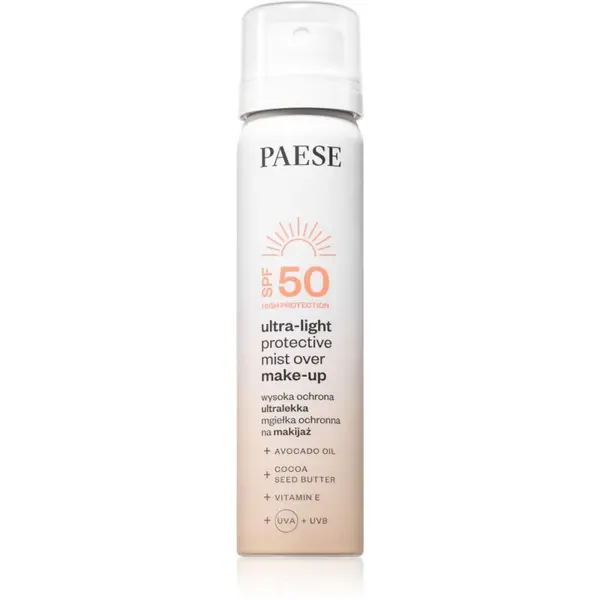 Paese Paese Ultra-light Protective Mist Over Make-up sprej za fiksiranje šminke SPF 50 75 ml