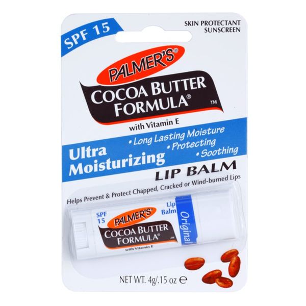 Palmer’s Palmer’s Face & Lip Cocoa Butter Formula hidratantni balzam za usne SPF 15 okus Original Cocoa Butter 4 g