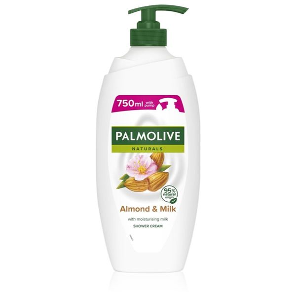 Palmolive Palmolive Naturals Almond kremasti gel za tuširanje s bademovim uljem s pumpicom 750 ml