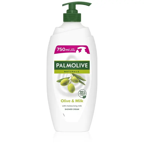 Palmolive Palmolive Naturals Olive kremasti gel za tuširanje i kupku s ekstraktom masline s pumpicom 750 ml