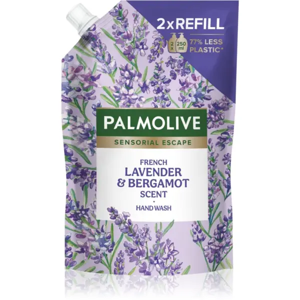 Palmolive Palmolive Sensorial Escape French Lavender & Bergamot tekući sapun za ruke zamjensko punjenje 500 ml